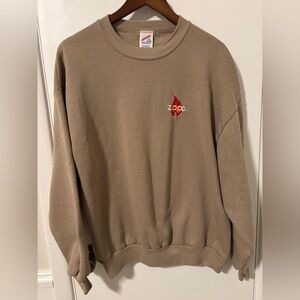 Vintage Zippo Crewneck Sweatshirt- XL